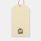 Étiquettes-cadeau Le temps de la pub ! - Conception de Noël Festive  (Dos)