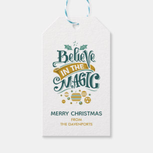 Étiquettes-cadeau Le Typographe du Magic Christmas