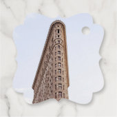 Étiquettes Cadeau l'emblématique bâtiment de la flatiron (Dos)