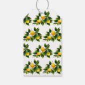 Étiquettes-cadeau Lemonade citron (Dos)