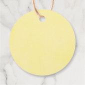 Étiquettes Cadeau Lémons citrons doux jaune vert (Dos)