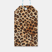 Étiquettes-cadeau Leopard Cheetah Cherry Birthday Gift Tags (Dos)