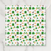 Étiquettes Cadeau Leprechaun moderne St. Patrick's Any Age Anniversa (Dos)