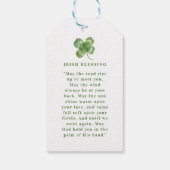 Étiquettes-cadeau Leprechaun | Saint Patrick's Day | Irish Blessing (Dos)