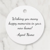 Étiquettes Cadeau L'équipe Cameron personnalisée (Dos)