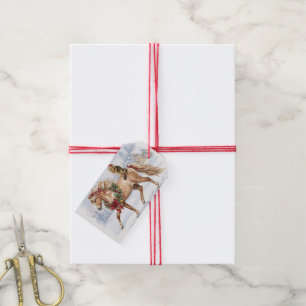 Étiquettes-cadeau L'équipe de Noël - Maggie et Nari