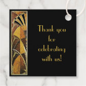 Étiquettes Cadeau Les années 20 (Dos)