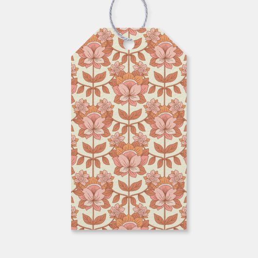 Étiquettes-cadeau les années 70 Mariage rétro inspiré (Dos)