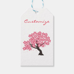 Étiquettes-cadeau Les cerisiers de Sakura s'épanouissent à Thunder