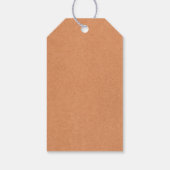 Étiquettes-cadeau Les Citrouilles rustiques chutent le Merci du Baby (Dos)