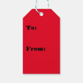 Étiquettes-cadeau Les cloches sonnent (Dos)