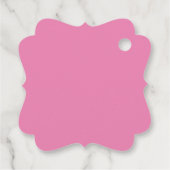 ÉTIQUETTES CADEAU LES COEURS DE LA BOUGIE DE VALENTINE (Dos)