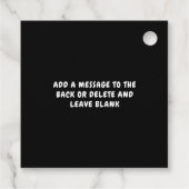 Étiquettes Cadeau Les crocs de vampire d'Halloween (Dos)