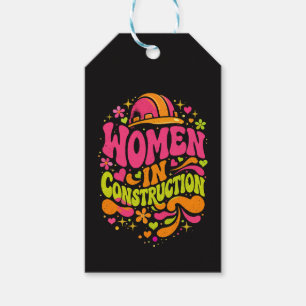 Étiquettes-cadeau Les femmes dans la construction : un empowerment r
