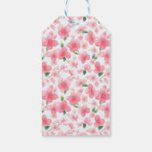 Étiquettes-cadeau Les fleurs de Sakura de charme (Dos)