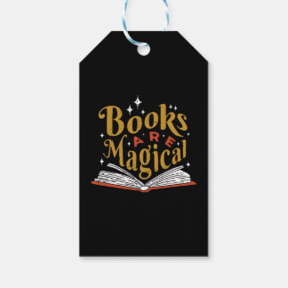 Étiquettes-cadeau Les Livres vintages Sont Magiques