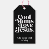 Étiquettes-cadeau Les mamans cool aiment Jésus (Dos)