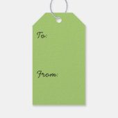 Étiquettes-cadeau Les séquoias au monument national de Muir Woods (Dos)