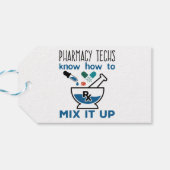 Étiquettes-cadeau Les techniciens en pharmacie savent comment le mél (Dos Horizontal)