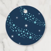 Étiquettes Cadeau L'Espace De Cet Anniversaire Mondial (Dos)