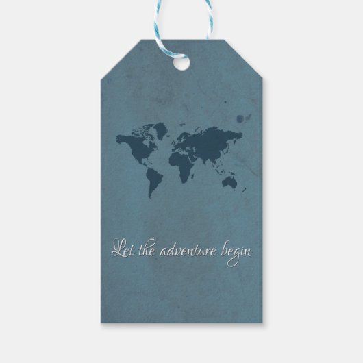 Étiquettes-cadeau Let the adventure begin (Devant)