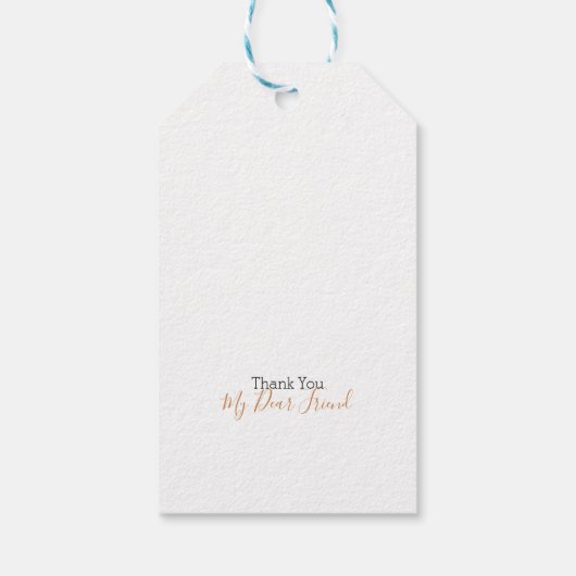 Étiquettes-cadeau L'été s'effondre en automne Citations d'automne bl (Dos)