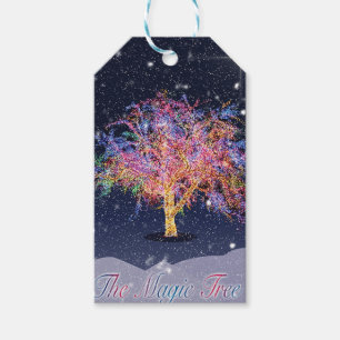 Étiquettes-cadeau L'étiquette magique d'arbre