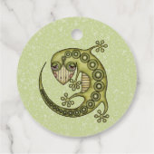 Étiquettes Cadeau Lézard vert (Dos)