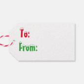 Étiquettes-cadeau L'homme parfait (Dos Horizontal)