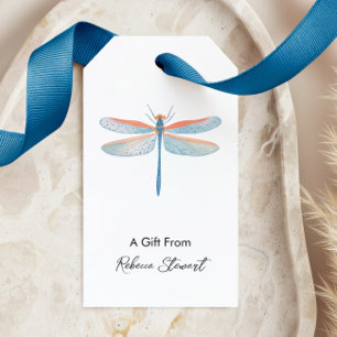 Étiquettes-cadeau Libellule Toutes Occasions Un Cadeau Personnalisé