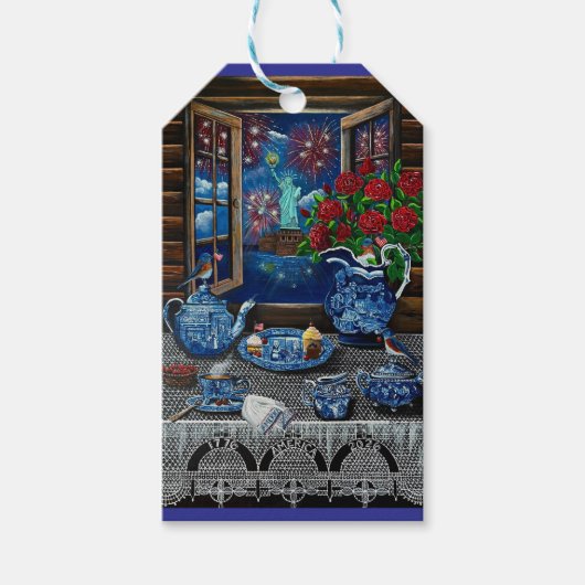 Étiquettes-cadeau Liberty’s Tea Time Delight! (Devant)