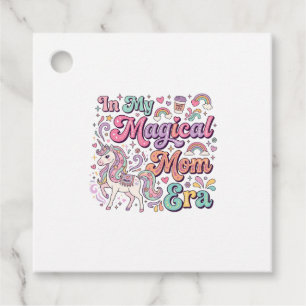 Étiquettes Cadeau Licorne Dans Mon Ère De Maman Magique Kawaii POD A