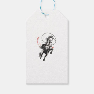 Étiquettes-cadeau Licorne Western Cowboy (1)
