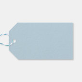 Étiquettes-cadeau Light Blue “Easter” Script (Dos Horizontal)