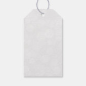 Étiquettes-cadeau Ligne Botanique Moderne Mariage de répétition Art (Dos)