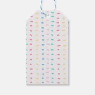 Étiquettes-cadeau Lignes motifs