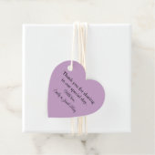 Étiquettes Cadeau Lilac personnalisé (En situation)