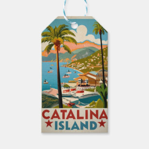 Étiquettes-cadeau L'île de Catalina