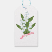 Étiquettes-cadeau Lily of the valley (Dos)