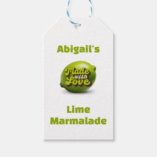 Étiquettes-cadeau Lime Marmalade (Devant)