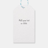 Étiquettes-cadeau L'immobilier est ma confiture (Dos)