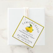 Étiquettes Cadeau Limoncello (En situation)