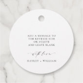 Étiquettes Cadeau Limoncello d'Ellesmere (Dos)