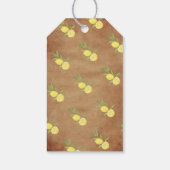 Étiquettes-cadeau Limoncello Lemon Liqueur rustique fait maison (Dos)