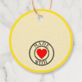 Étiquettes Cadeau Limoncello Moderne pour une bouteille (Dos)