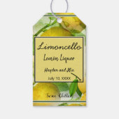 Étiquettes-cadeau Limoncello Personnalisé (Devant)