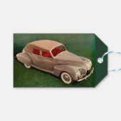 Étiquettes-cadeau Lincoln Zephyr 1939 (Devant (Horizontal))