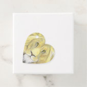 Étiquettes Cadeau Lion (En situation)