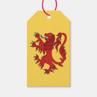Étiquettes-cadeau Lion Rampant Gules