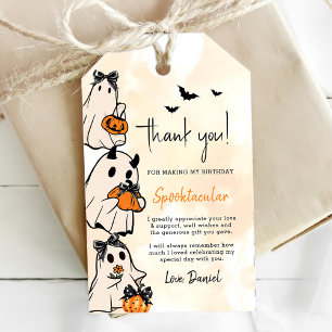 Étiquettes-cadeau Little Boo Halloween 1er anniversaire